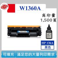 HP W1360A 可填充碳匣 HP 136A M211dw M236sdw